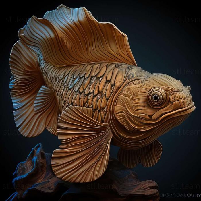 3D model Etheostoma (STL)